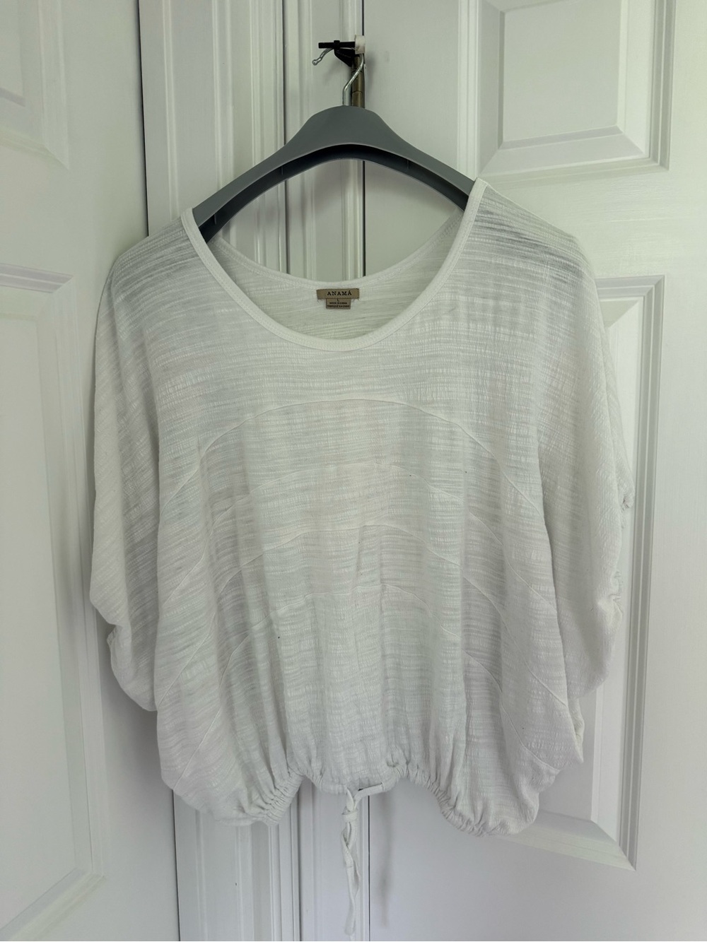Anama Drawstring Hem Lightweight Top